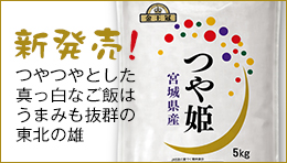 金王冠宮城県産つや姫新発売！