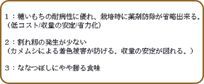 きたくりんの特徴 きたくりんの特徴